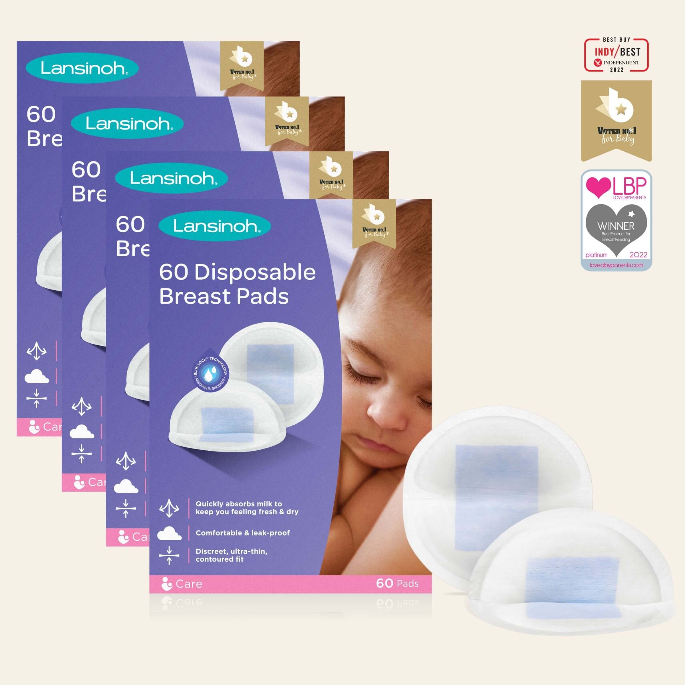 LANSINOH DISPOSABLE BREAST PADS 24S - Adrian Dunne Pharmacy