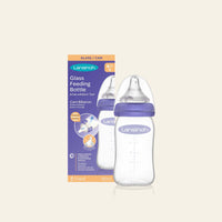 Glass Feeding Bottle with NaturalWave® Teat